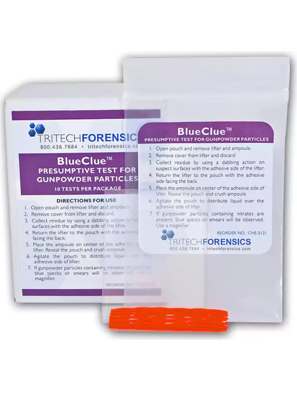 BlueClue™火藥微粒測試組