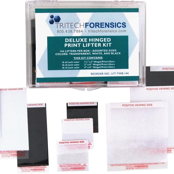 Deluxe 雙頁式指紋貼取套組（Deluxe Hinged Print Lifter Kit）